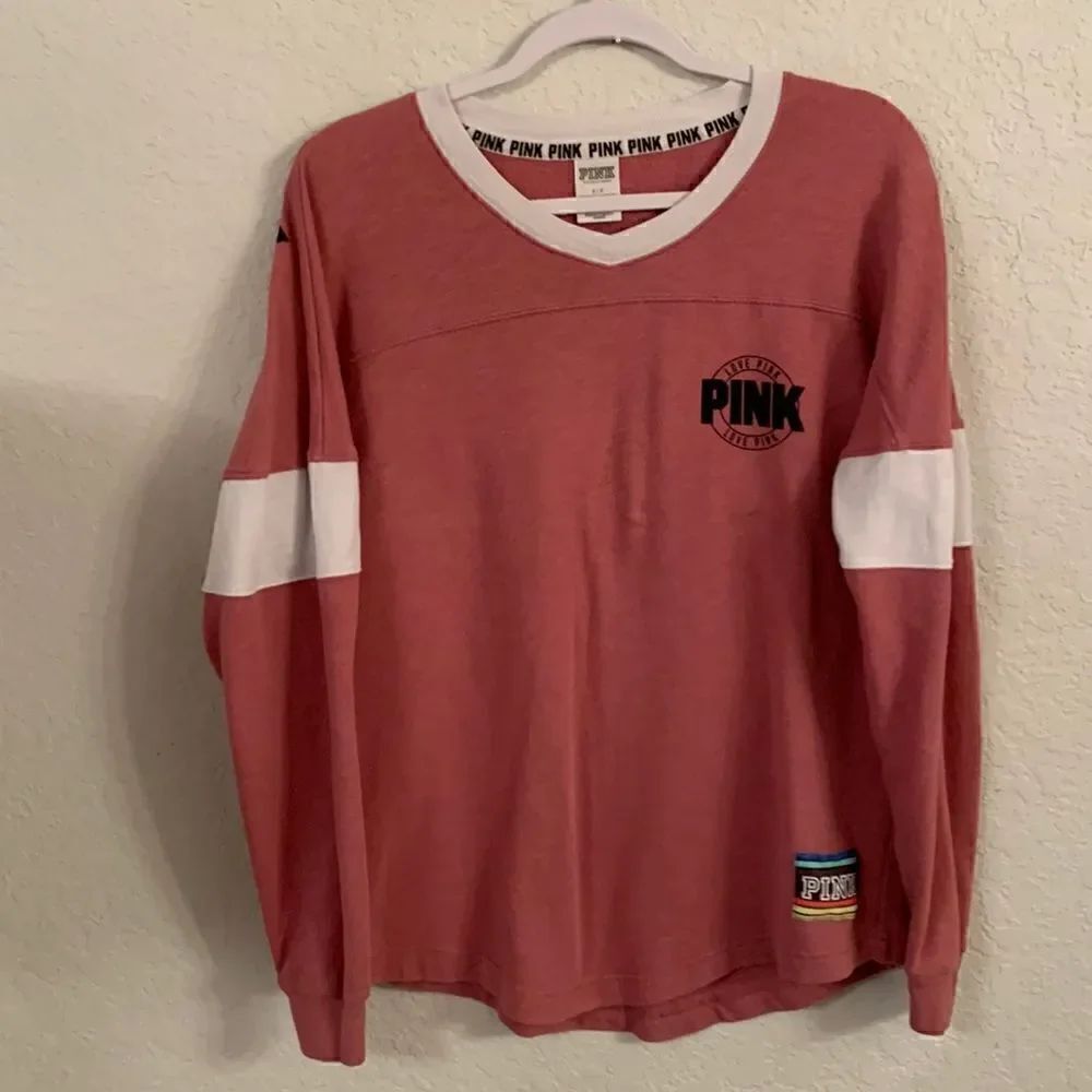 Pink Victoria’s Secrets Long Sleeve Sweatshirt Women’s Size SP